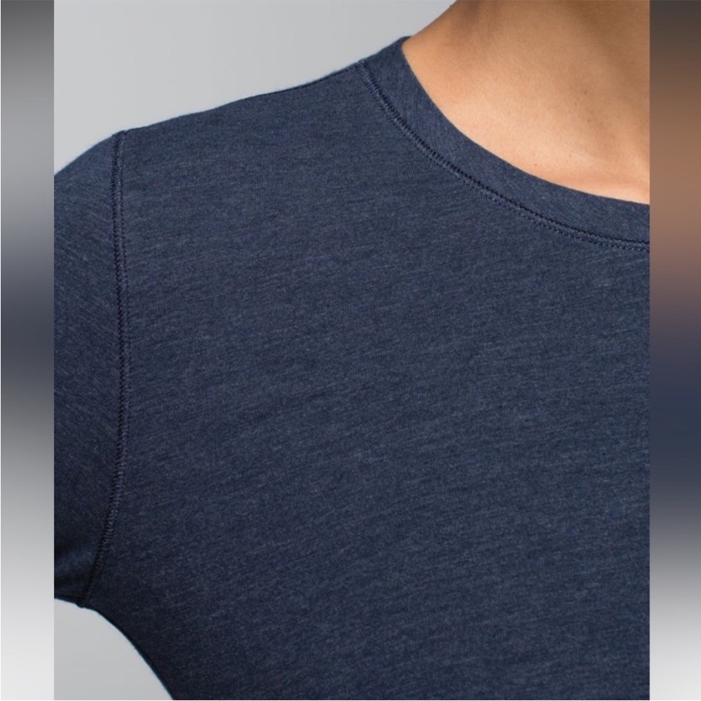 Lululemon Anytime Dress Heathered Inkwell, Size 8 - Picture 3 of 12
